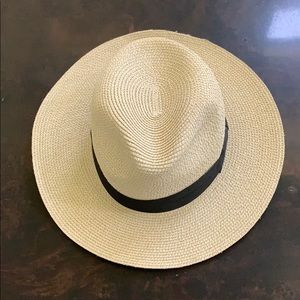 Straw Fedora Beach Hat